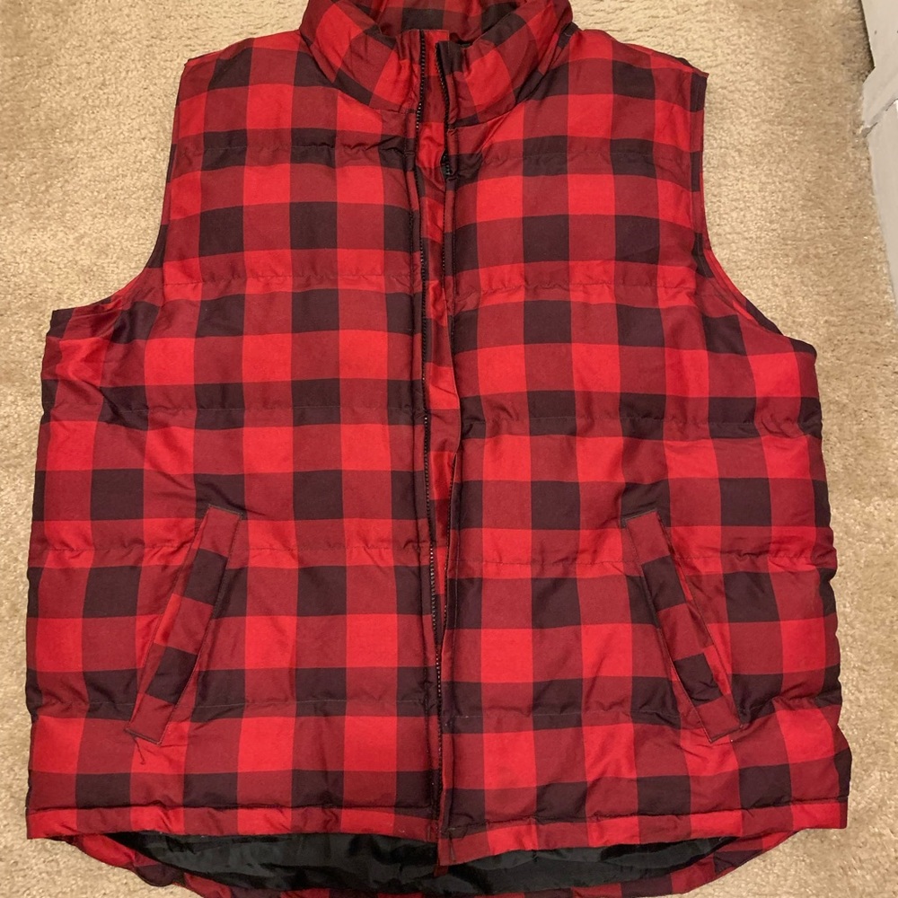 Weatherproof Flannel Bubble Vest - image 1